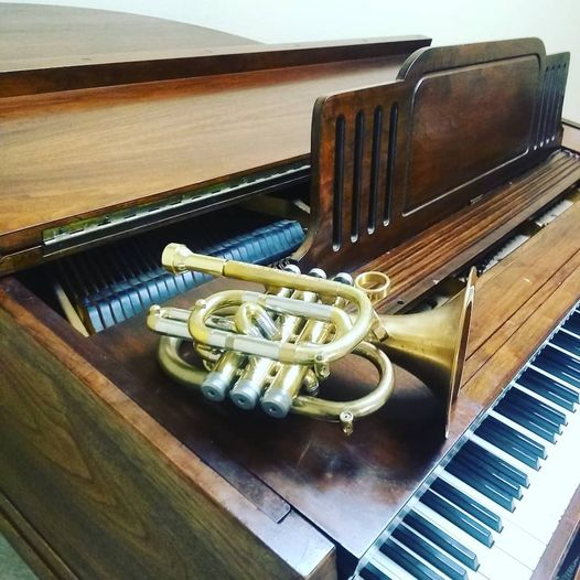 Baby Grand with Pocket Trumpet