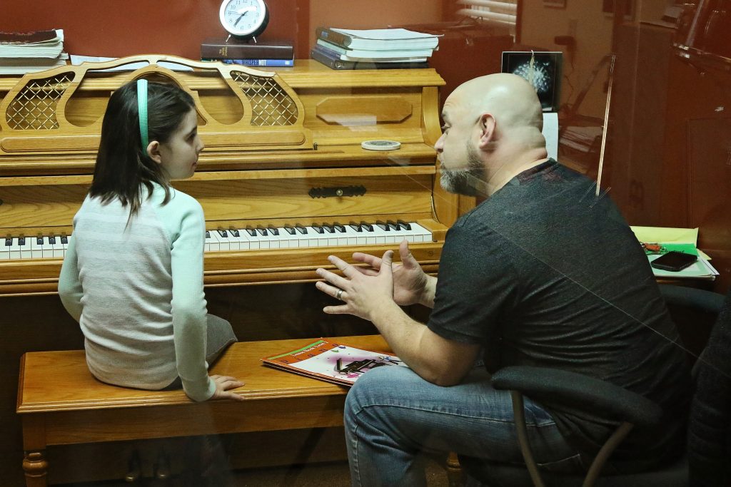 Private piano lesson with SD